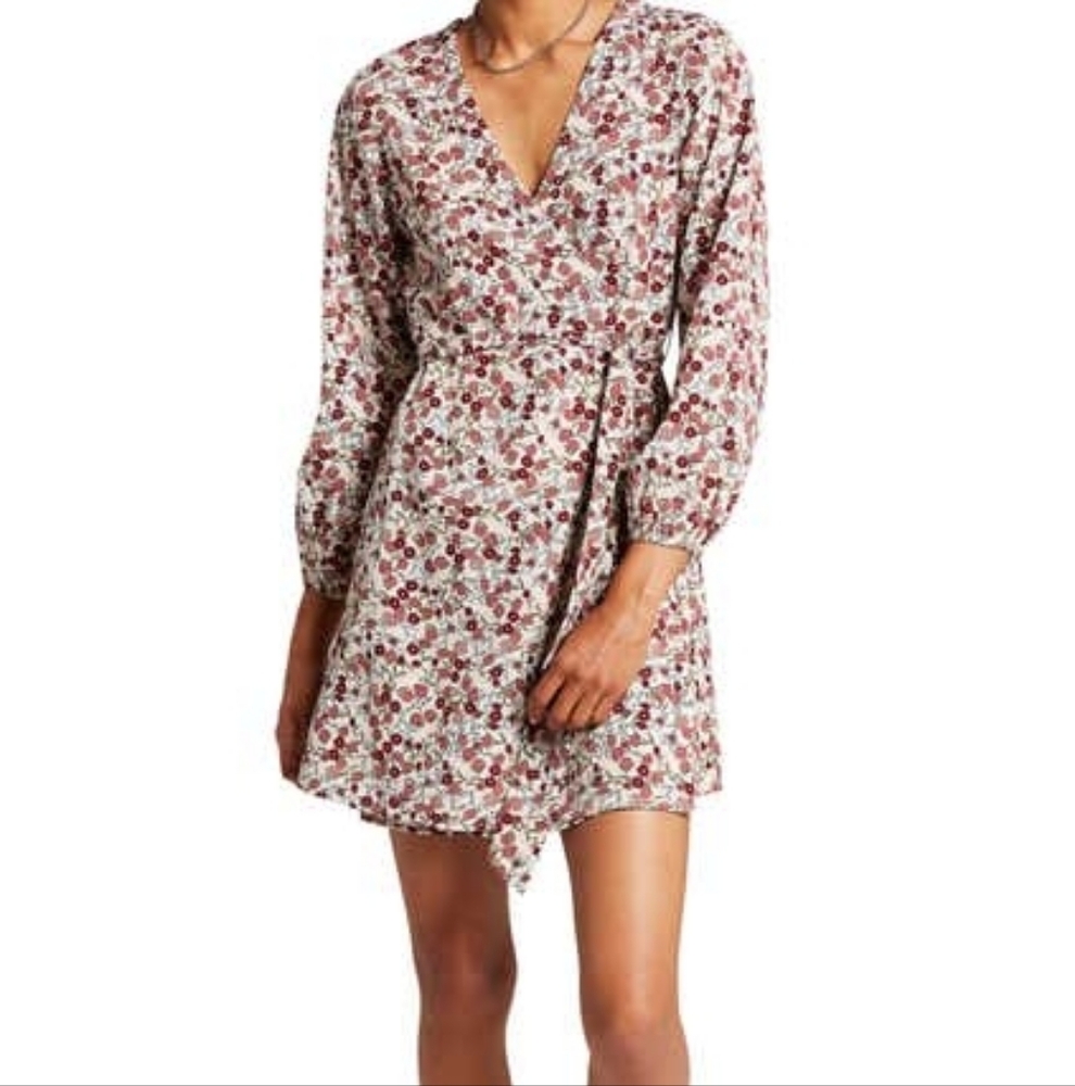 Volcom Floral Wrap Dress